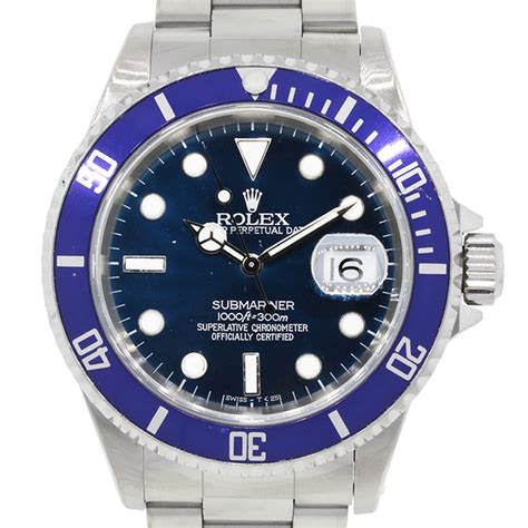 Rolex Submariner blue dial bezel